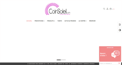 Desktop Screenshot of coinsoleil.com