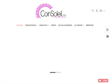 Tablet Screenshot of coinsoleil.com